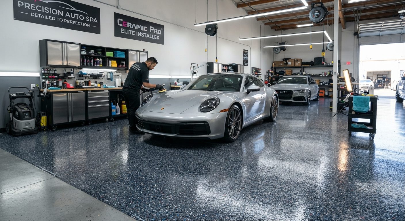 High-build epoxy flooring