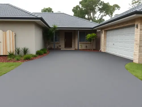Solid colour driveway coating