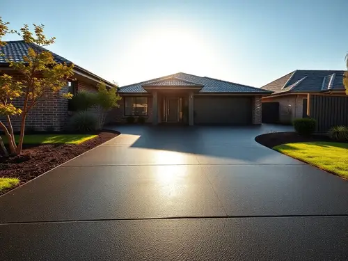 Polyaspartic driveway coating