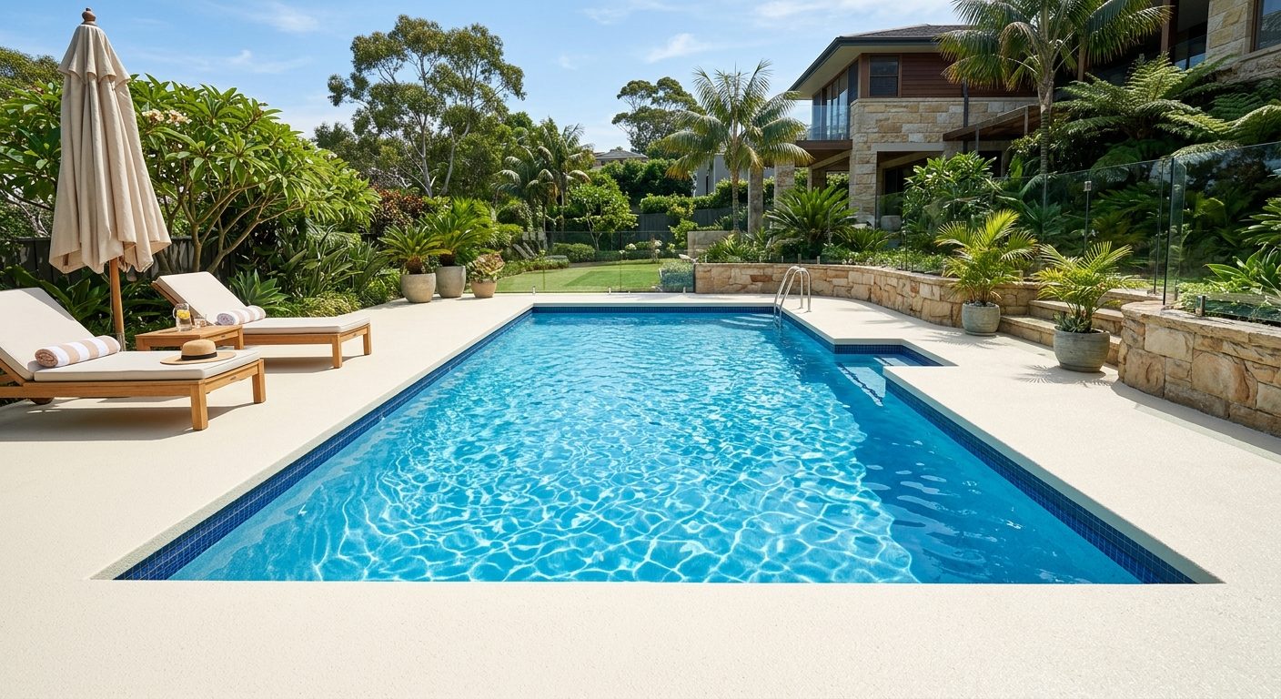 Pool surround coating