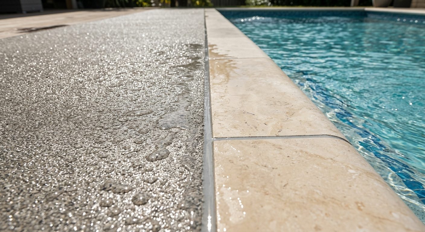 Pool surround coating