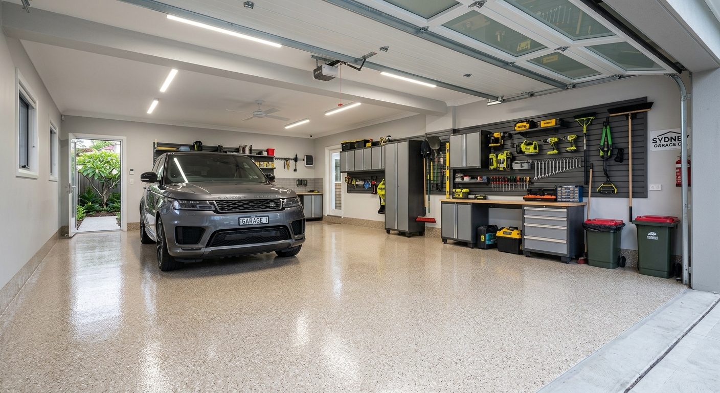 Polyaspartic garage floor coating