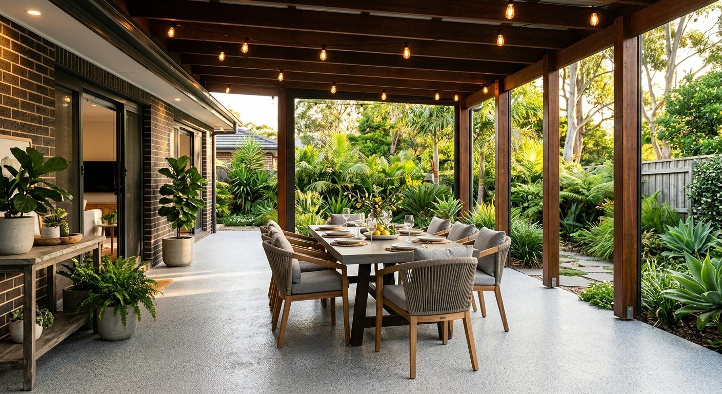 Alfresco epoxy floor